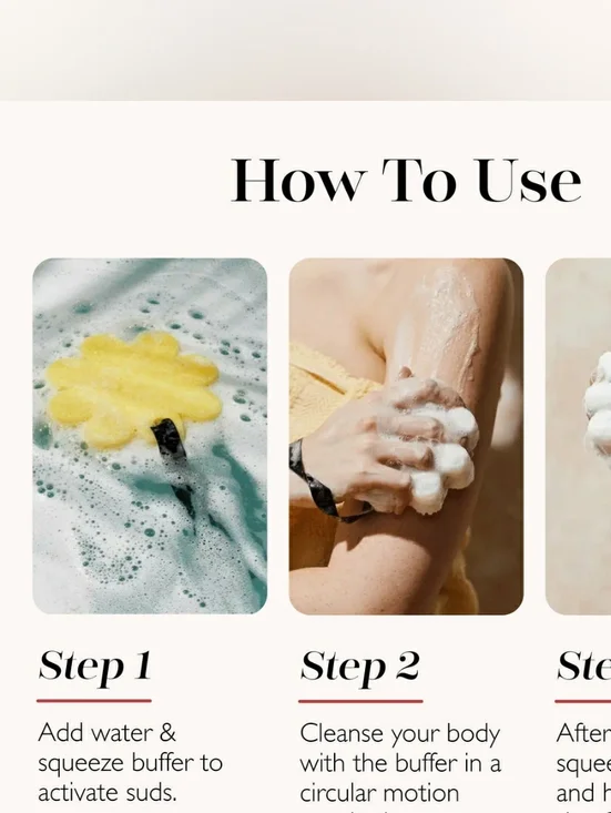 Spongelle Men's Cedar Absolute Supreme Triple Butter Buffer Sponge 99.2g *BNIB - Picture 5 of 9